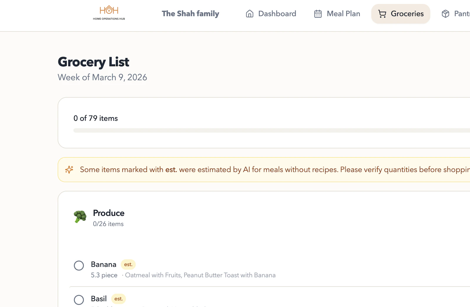 Home Operations Hub screenshot 2
