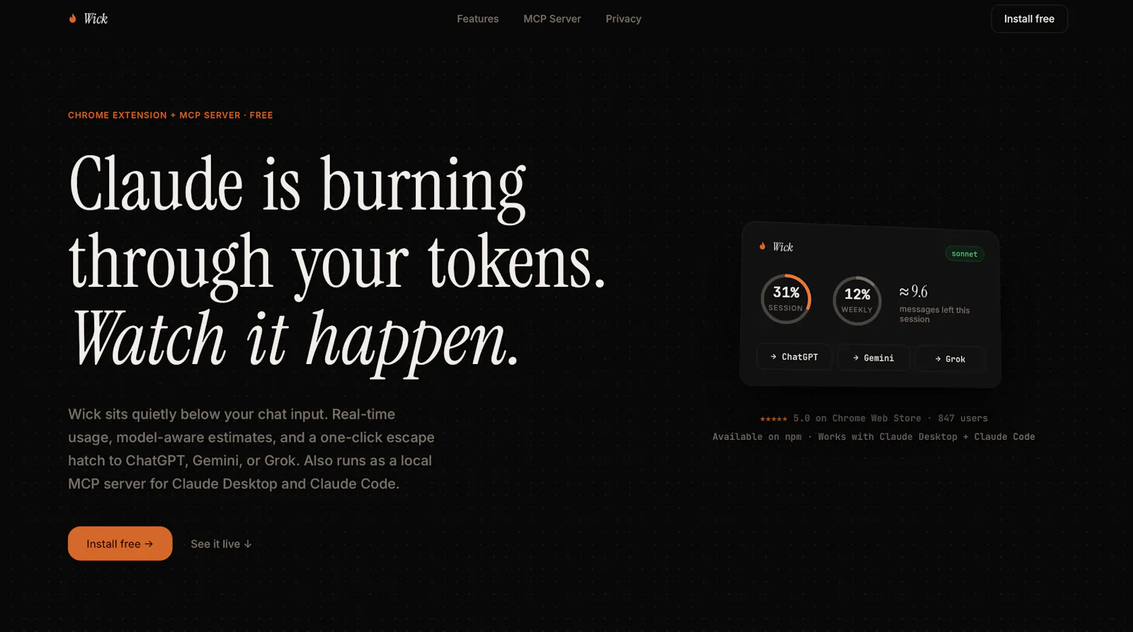 Wick screenshot 1