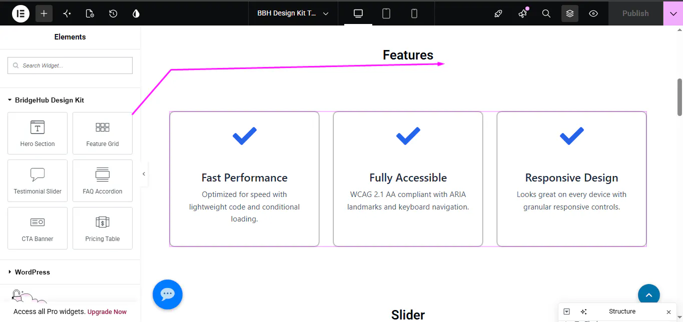 BridgeHub Design Kit gallery image
