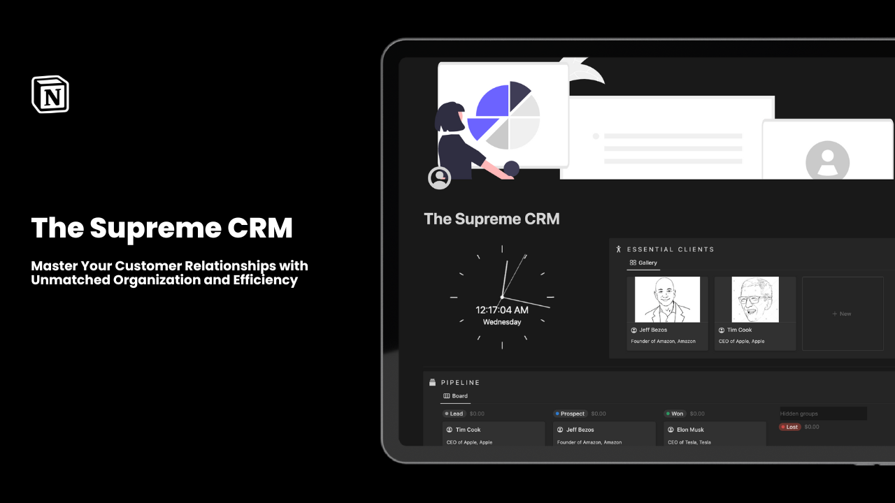 startuptile The Supreme CRM-Master your customer relationships with unmatched efficiency