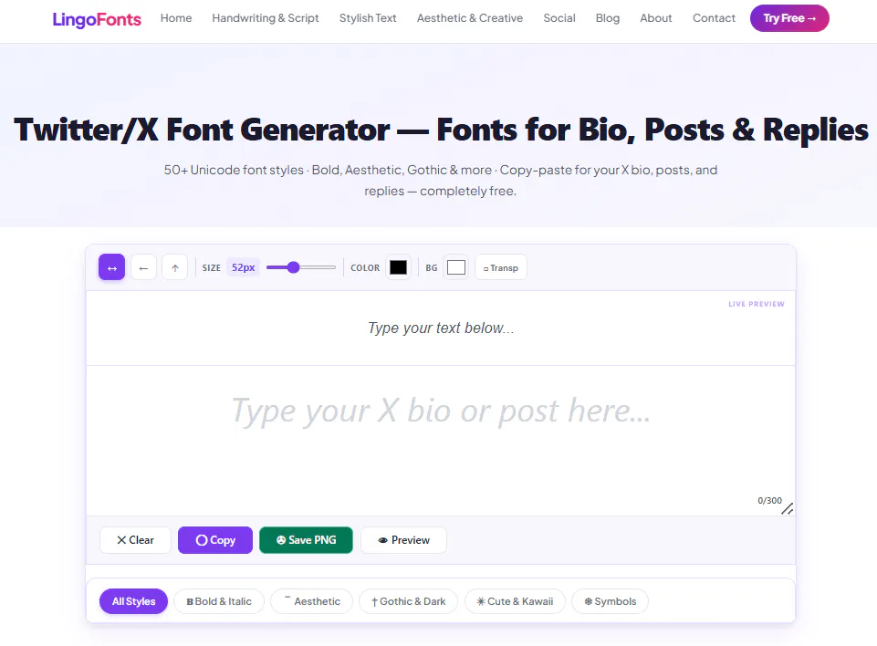 LingoFonts gallery image