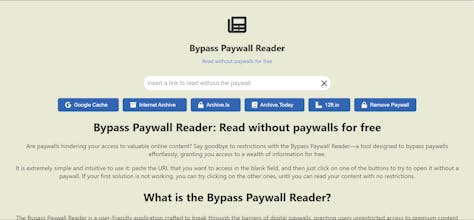 Bypass Paywall Reader gallery image