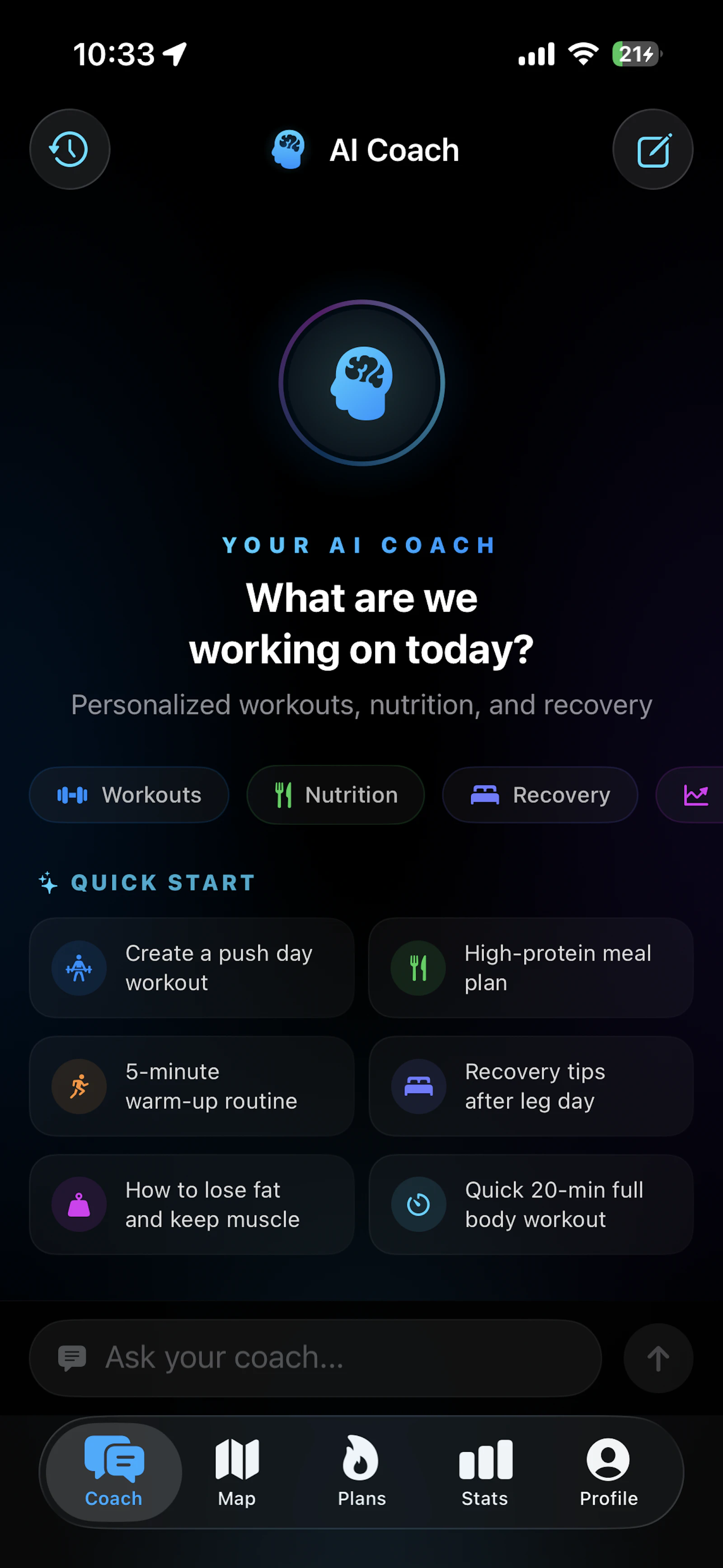 FitAI Tracker screenshot 1