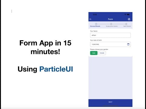 ParticleUI gallery image