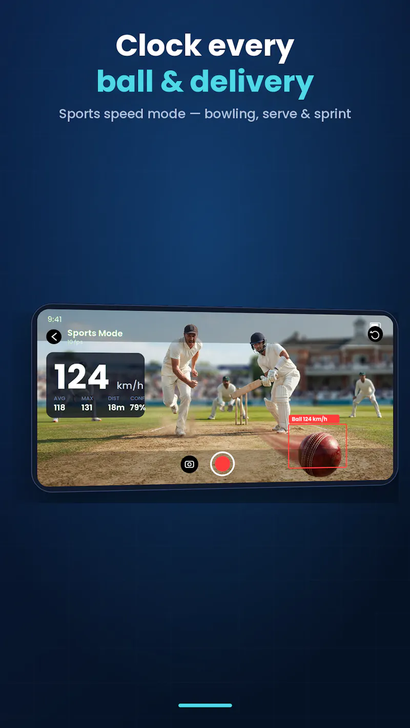 Speed Gun : AI Speed Detector screenshot 2