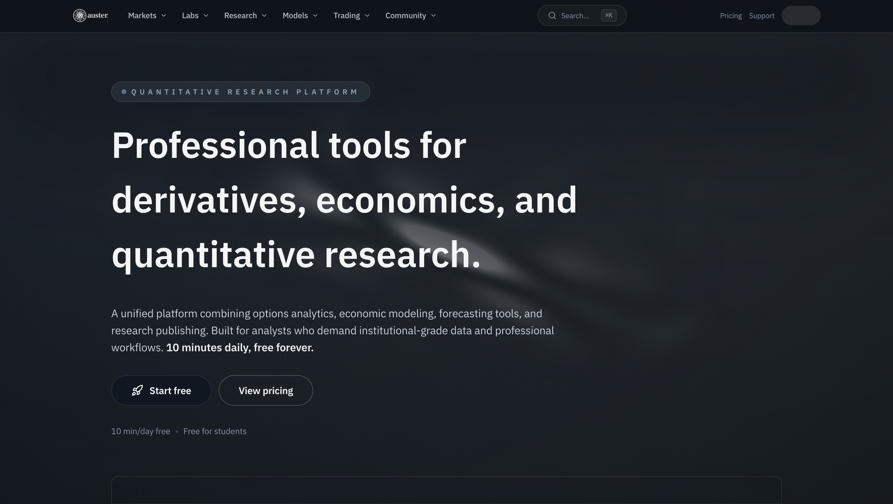 Auster - Product Hunt launch logo and brand identity