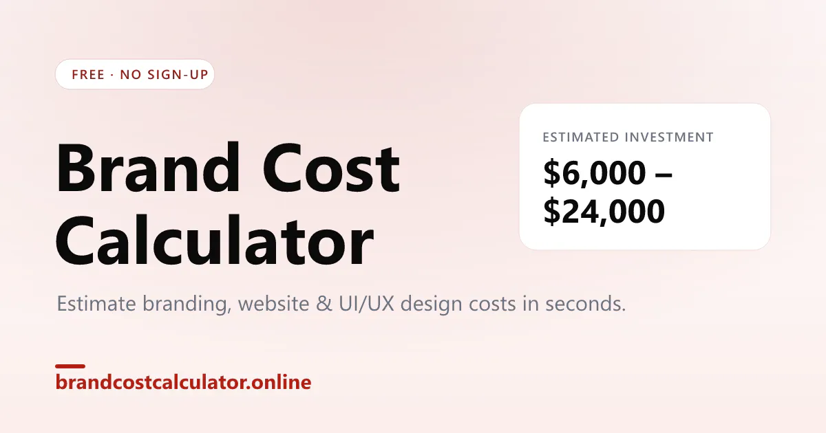 Brand Cost Calculator gallery image