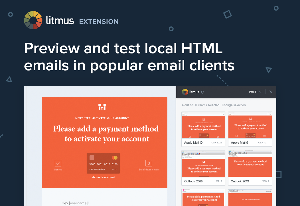 Litmus Extension gallery image