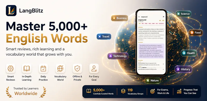 LangBlitz - Vocabulary Builder screenshot 1