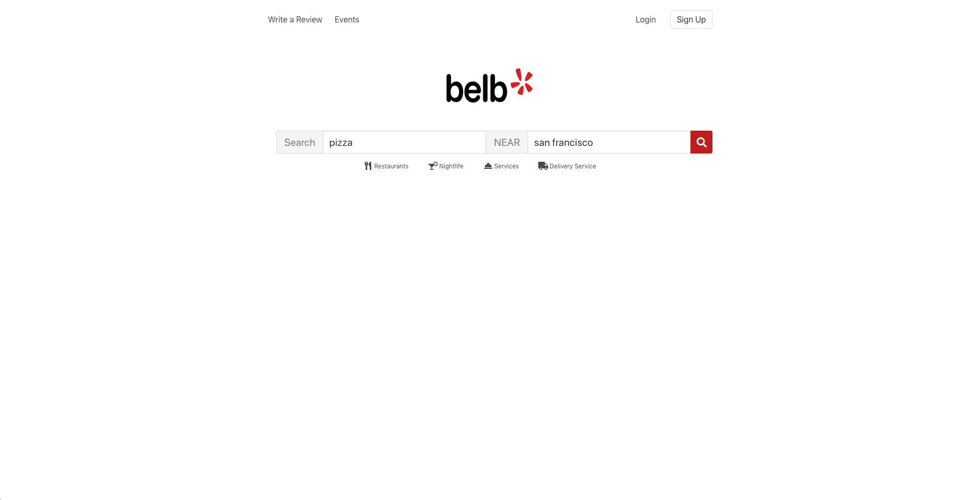 Build Yelp in React gallery image