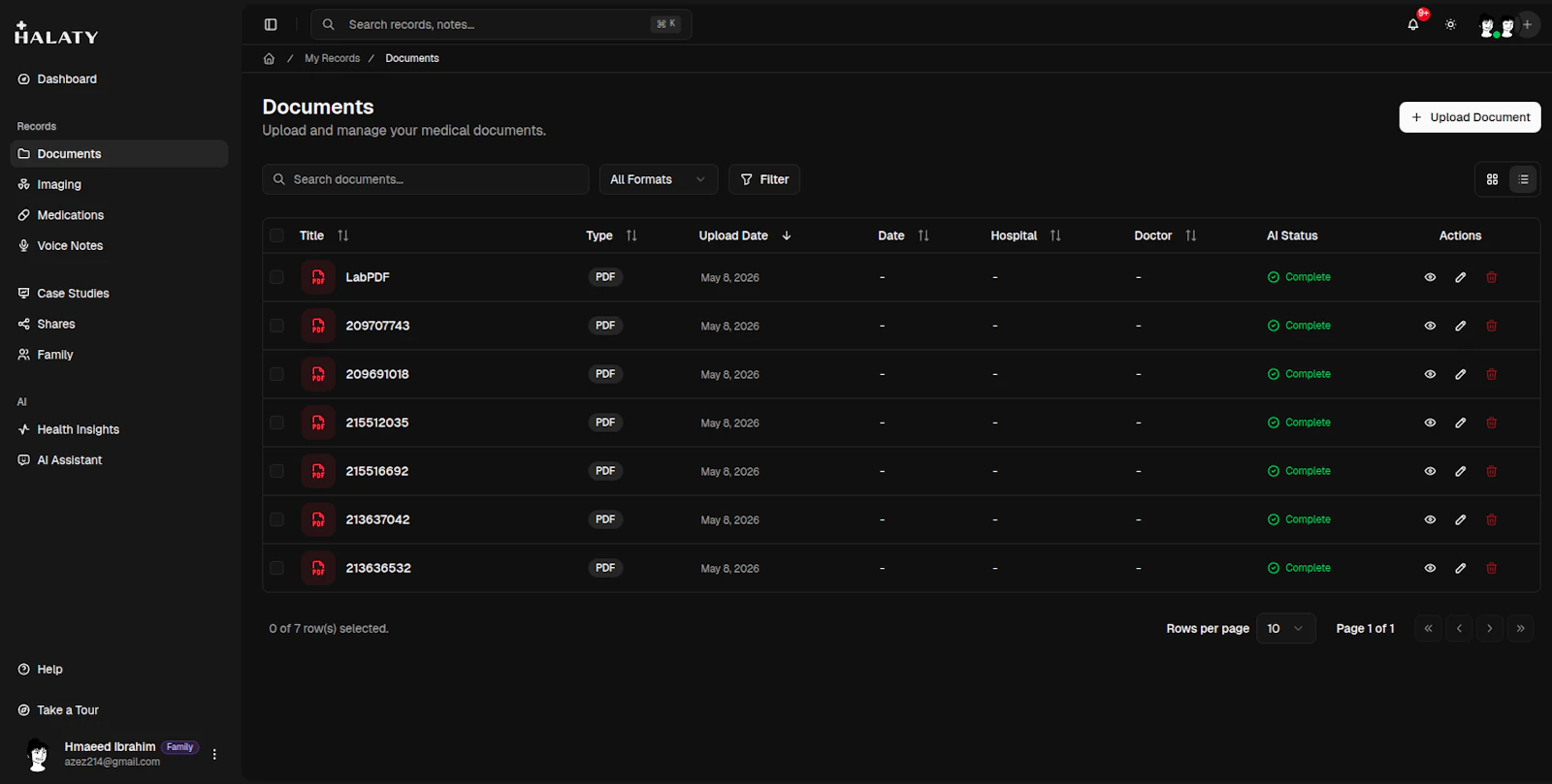 Halaty — Your Personal Health Records screenshot 6