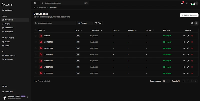 Halaty — Your Personal Health Records screenshot 6
