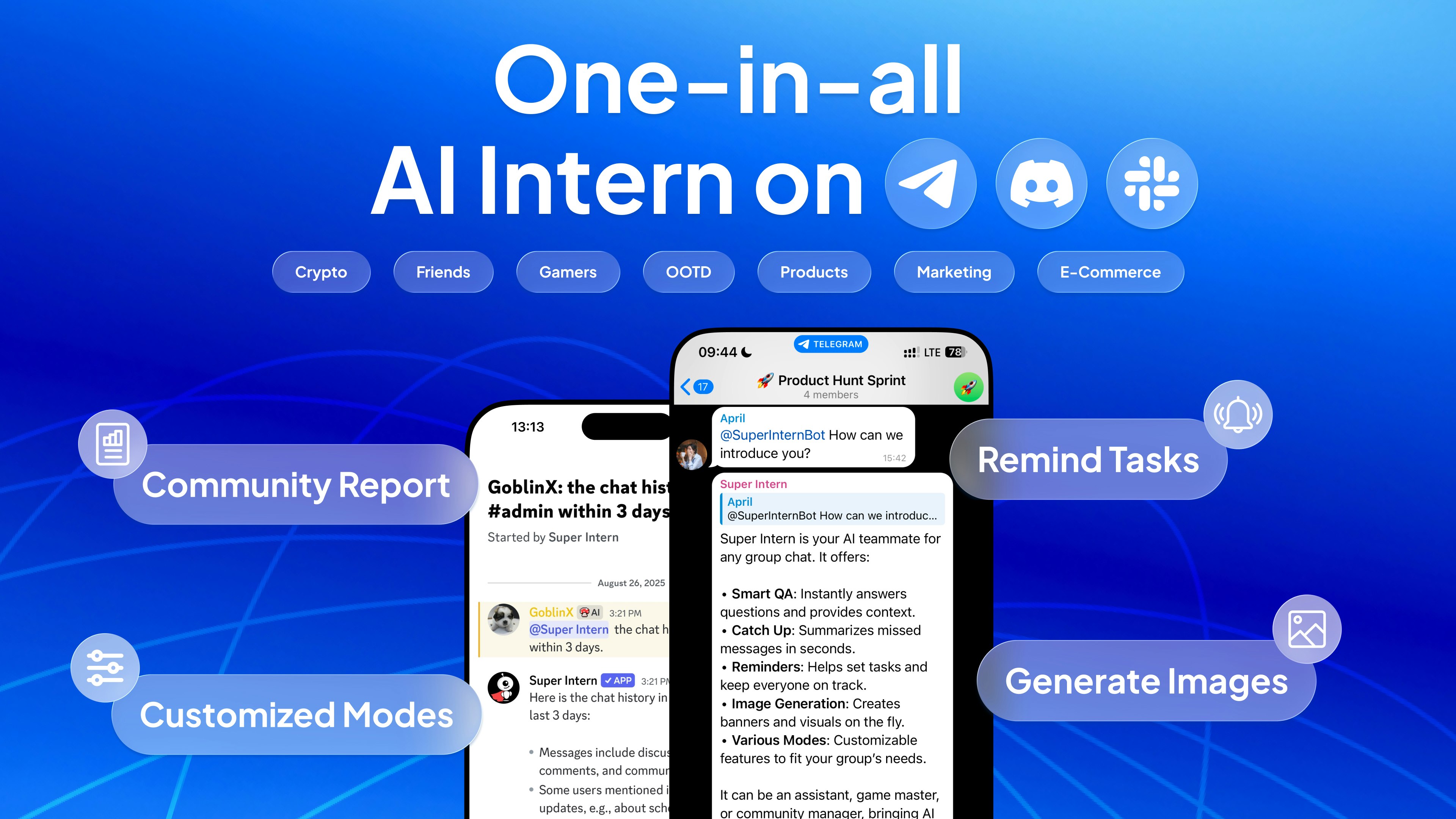 Média Super stagiaire - Premier agent d'IA personnalisable dans les chats de groupe, pour le travail et le plaisir 3
