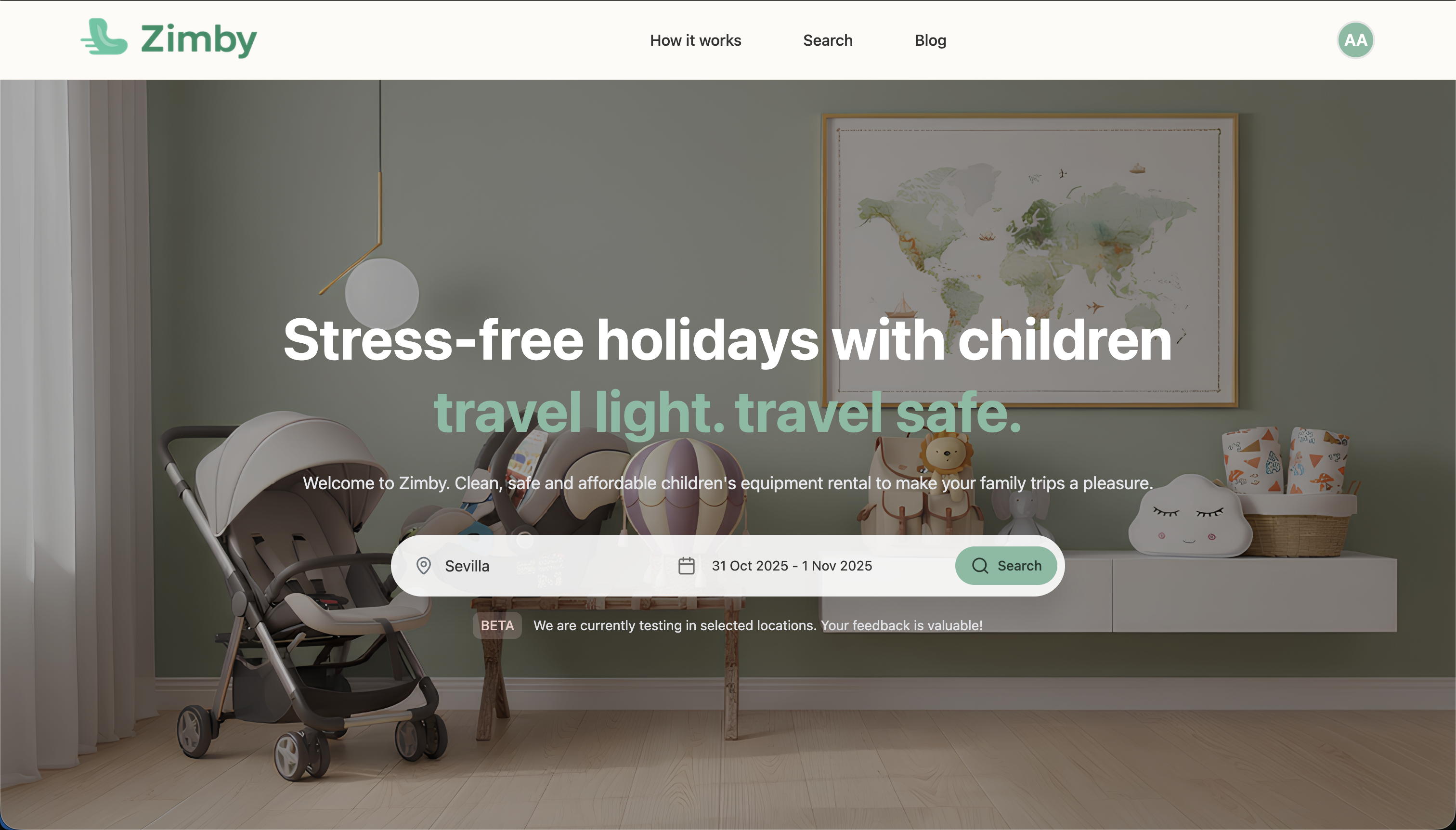 Zimby - Main screenshot showing features and interface