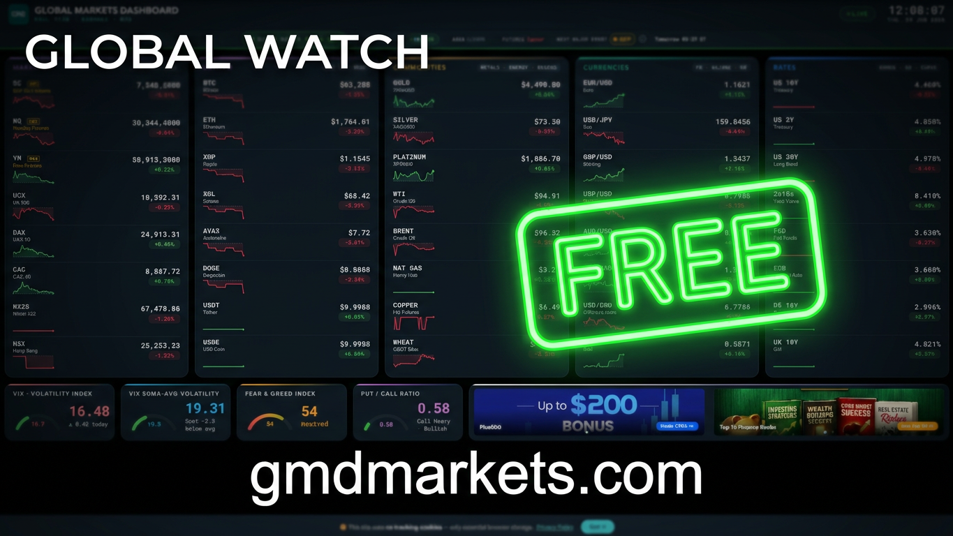 Global Markets Dashboard gallery image