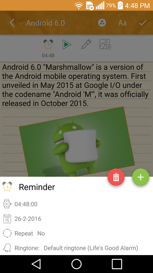 Notes Lock : Allows you to password-protect your secret notes, to-do lists, voice recordings, and collages! gallery image