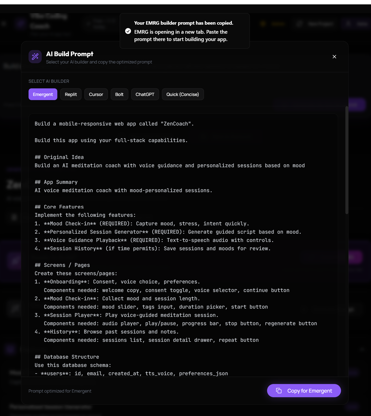 Vibe Coding Coach gallery image