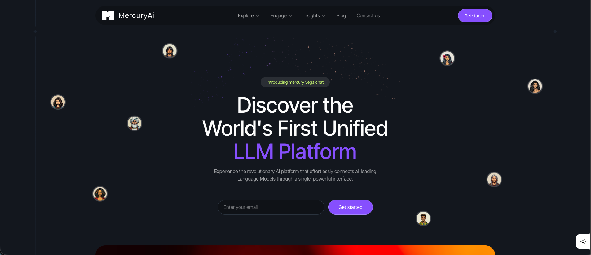 MercuryAi - Main product screenshot demonstrating key features and user interface