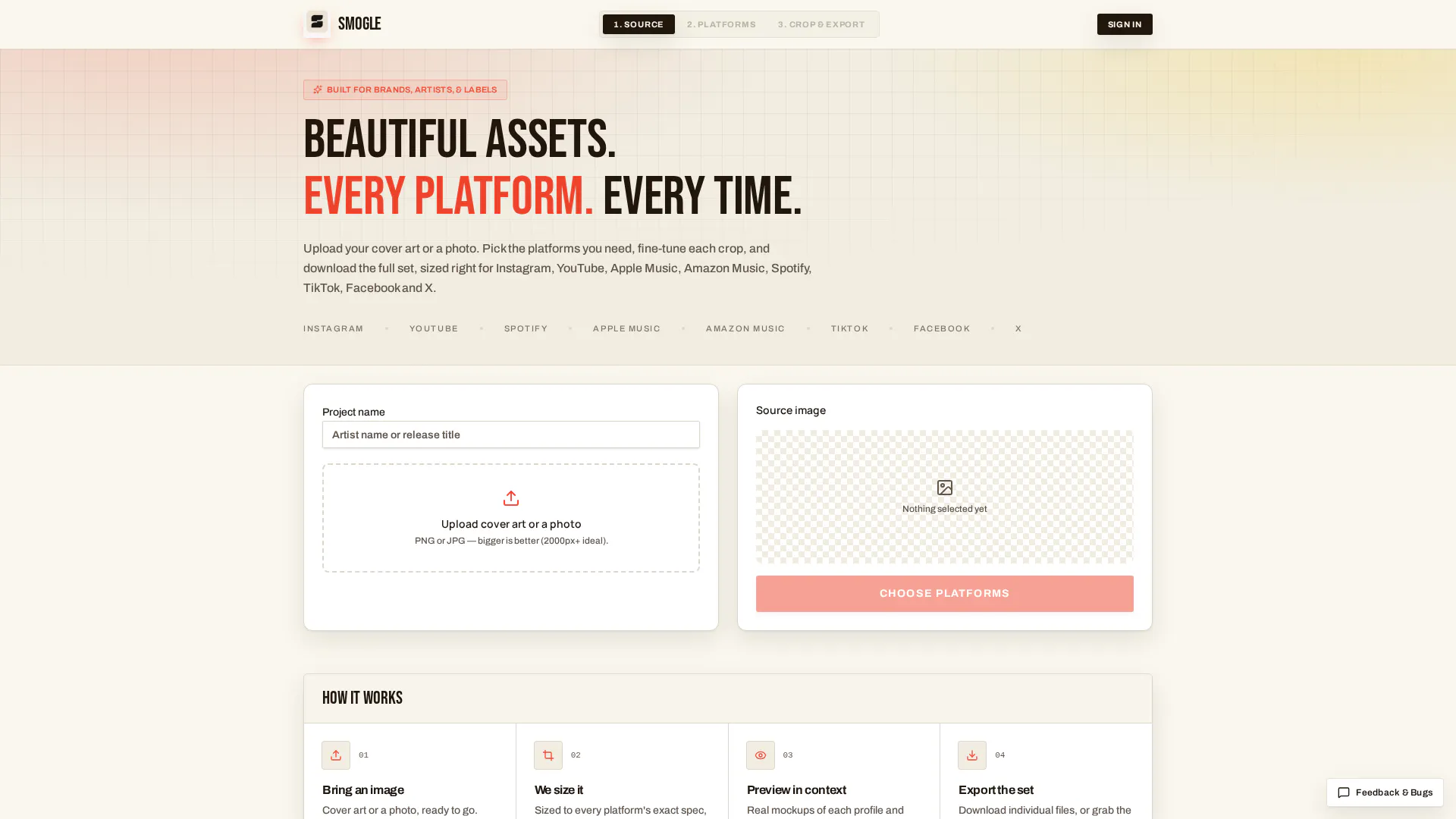 SMOGLE — Platform gallery image