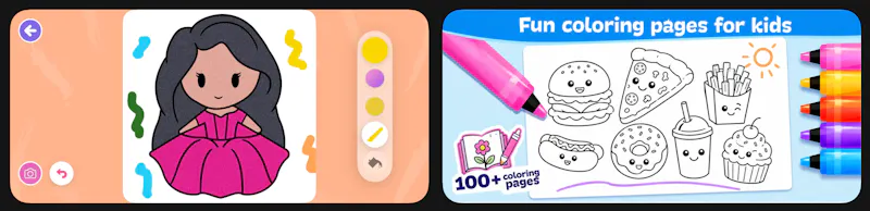 Colouring and drawing for kids, ages 2-7 screenshot 1
