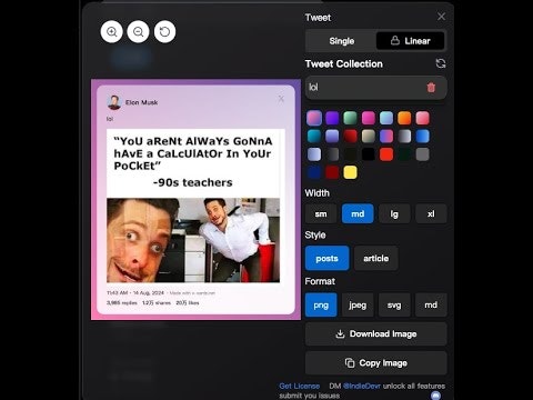 X Cards Native Tweet Card service for X gallery image