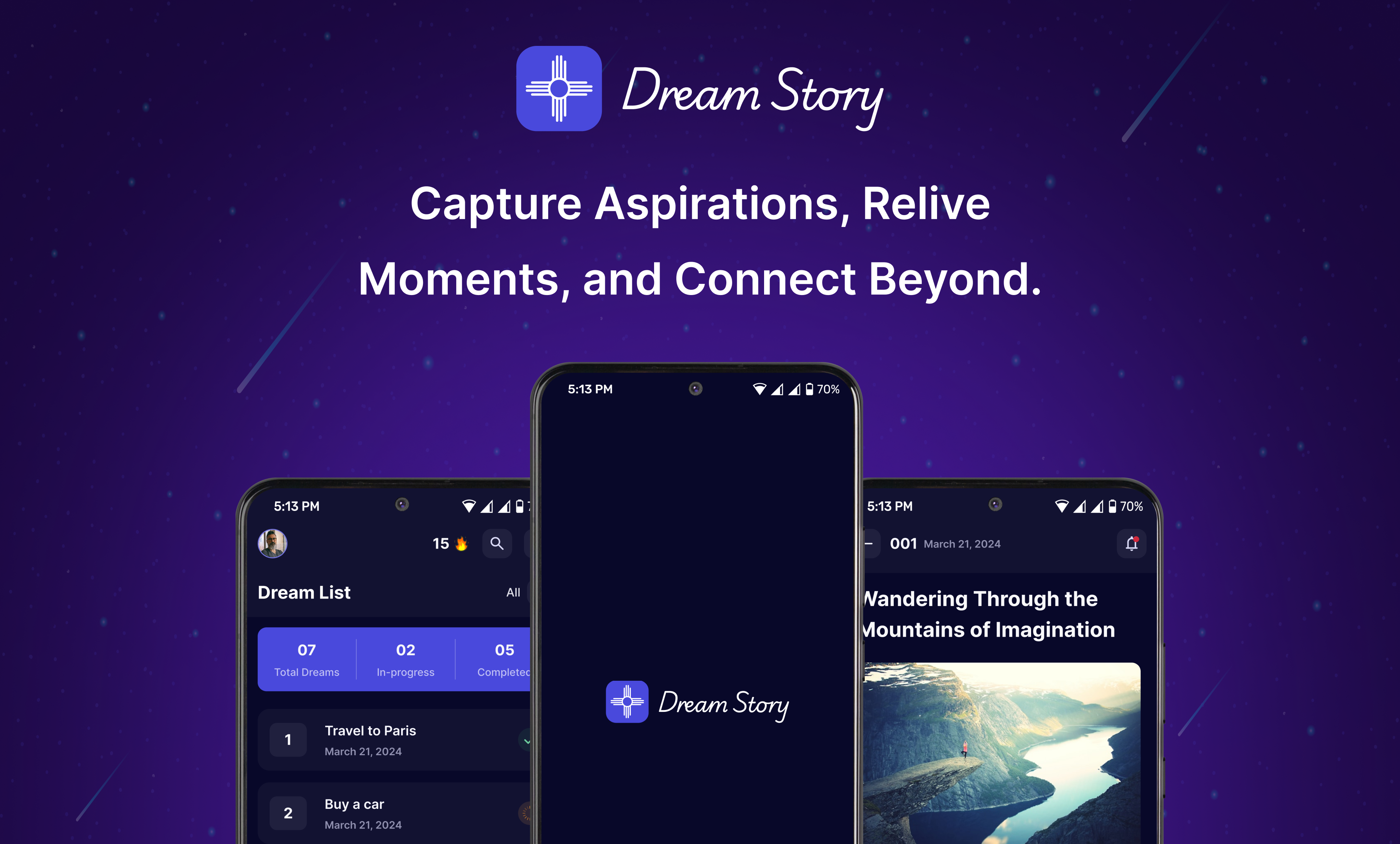 Média Dream Story Live - Ai Application de journalisation - La journalisation s'est facilitée avec l'auto-réflexion guidée par l'IA 2