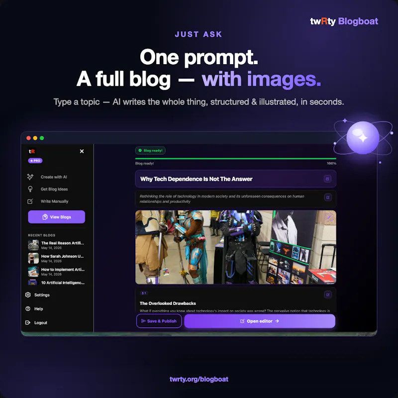 twRty Blogboat screenshot 4