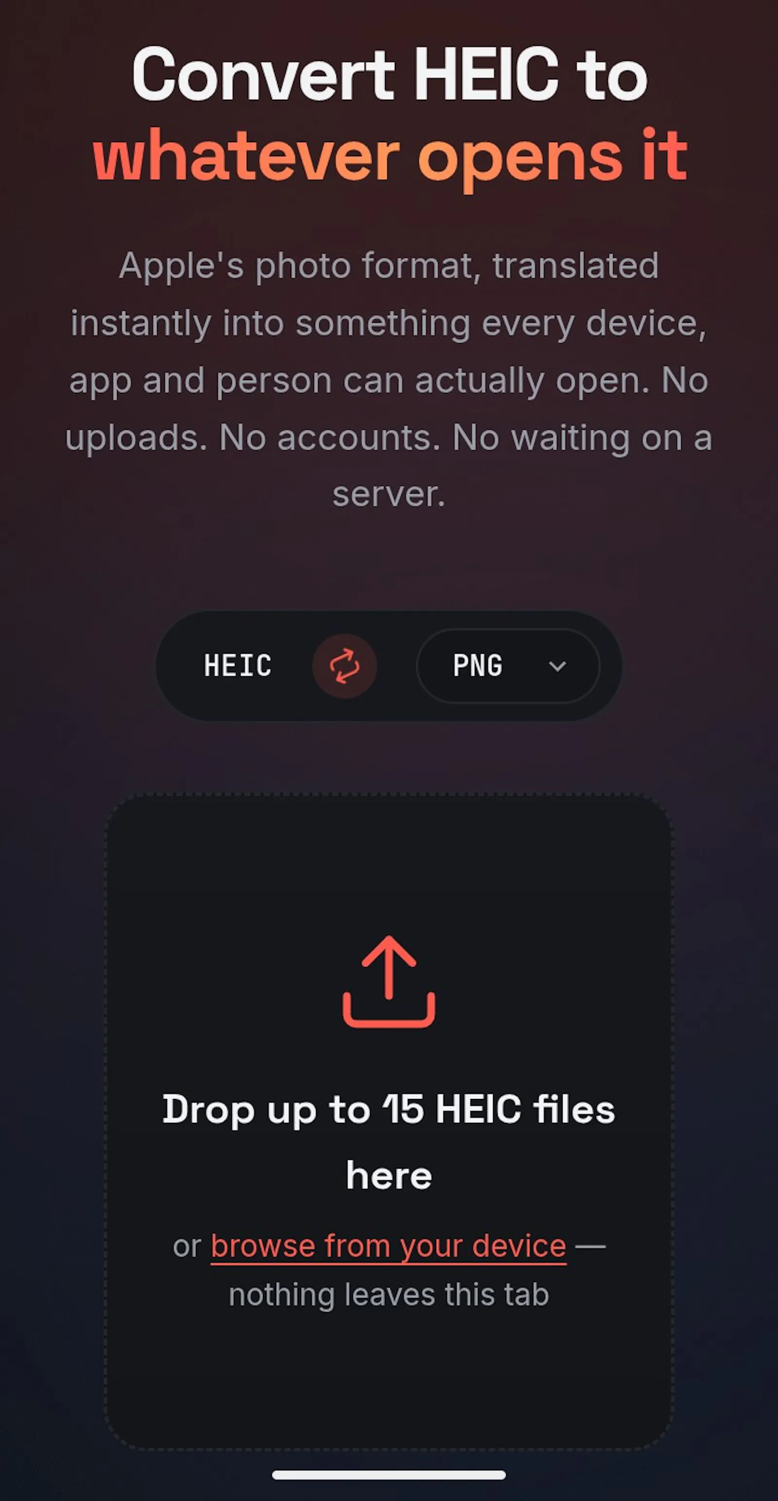 Heicly screenshot 2