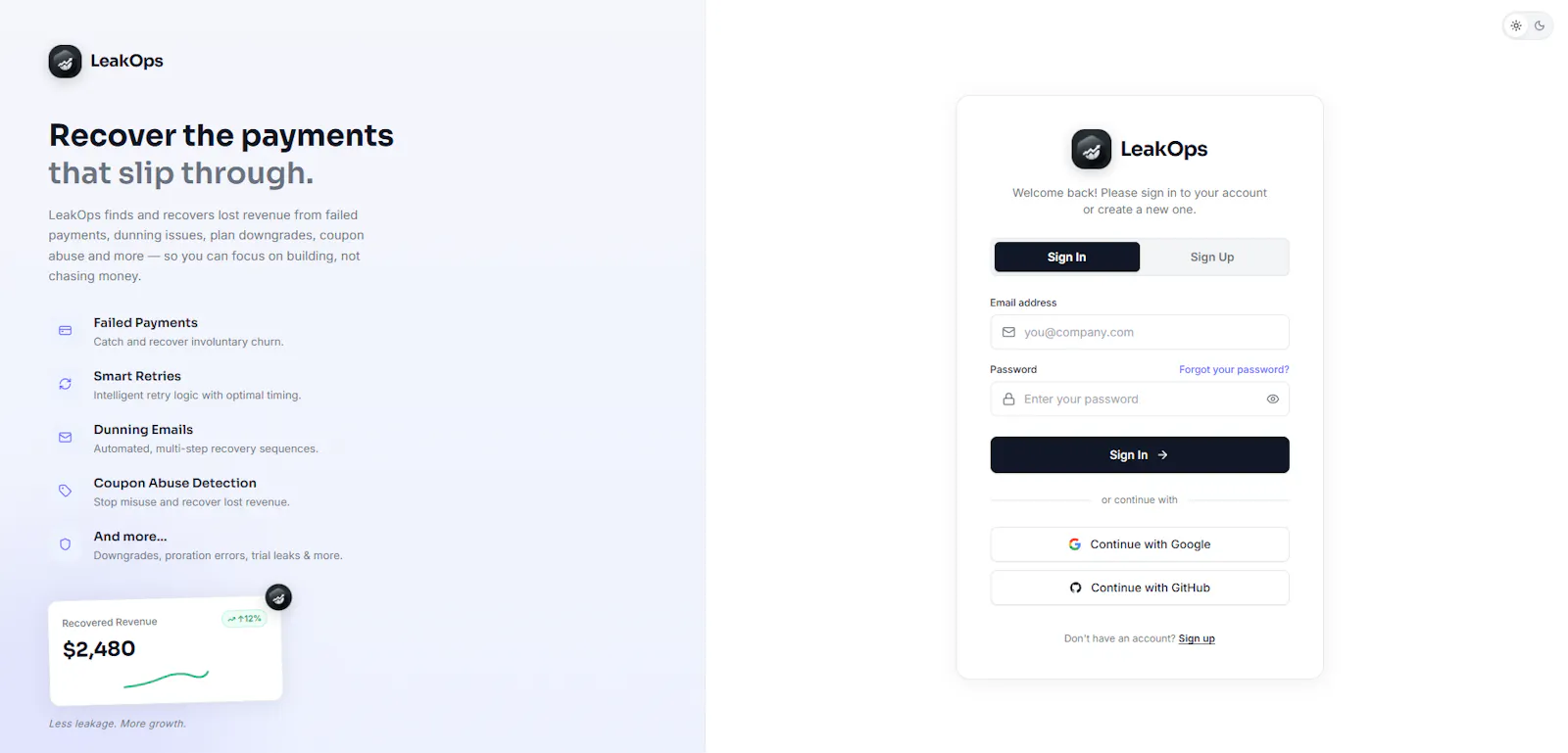 LeakOps screenshot 2