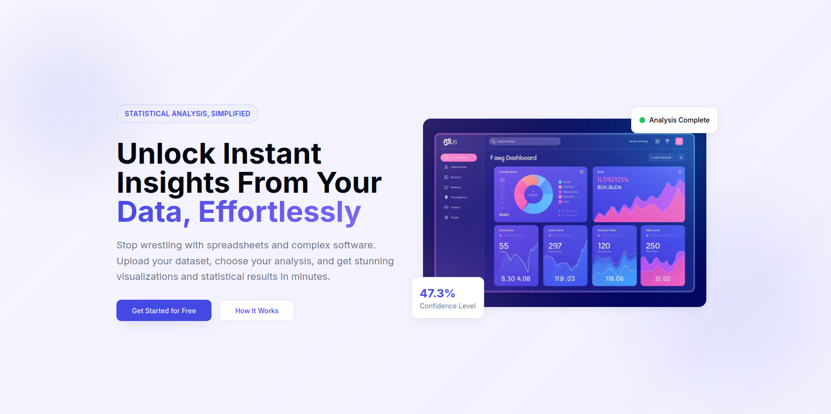 GemmaStat - Main product screenshot demonstrating key features and user interface