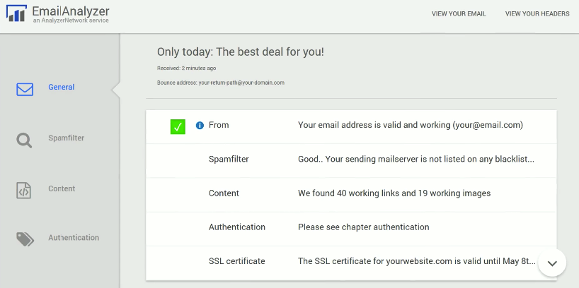 analyze.email gallery image