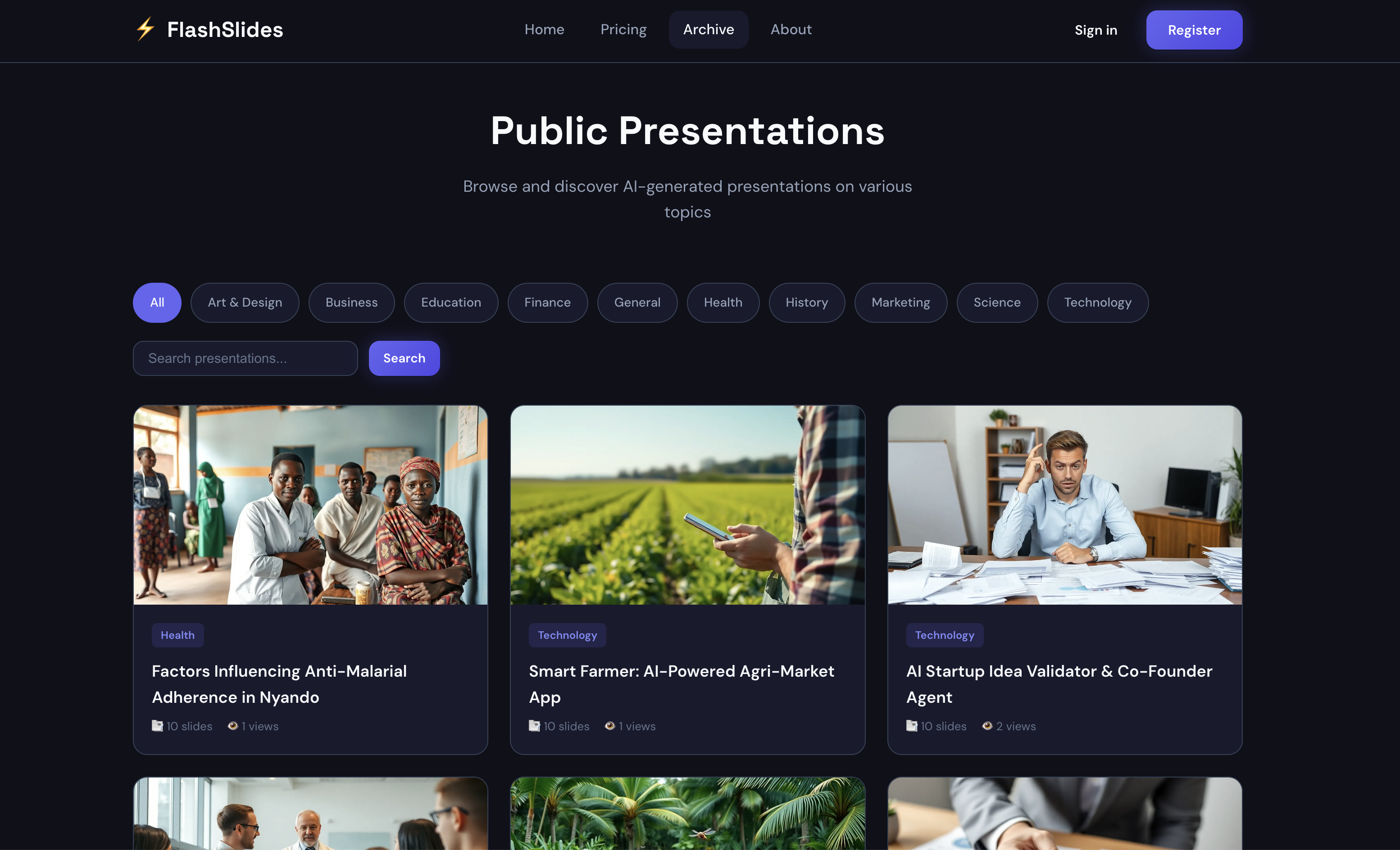 FlashSlides - Screenshot 2 showing product features and functionality