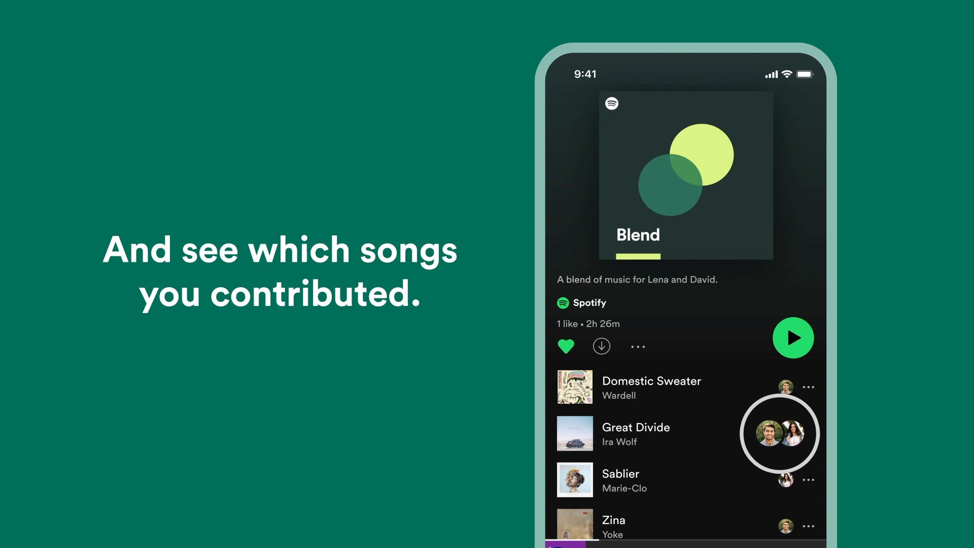 Spotify Blend (Beta) - A new way for two friends to merge their musical