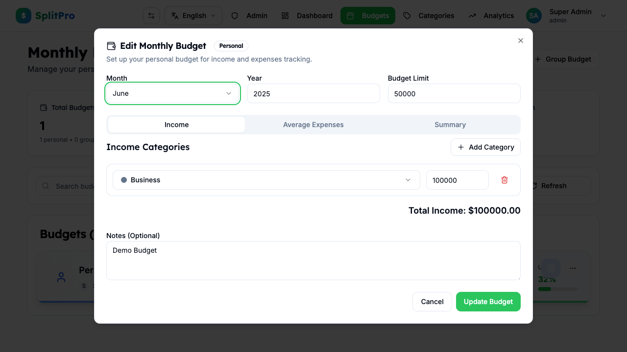 SplitPro - Complete Expense Management gallery image