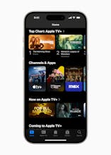 Benutzerfreundliche Apple TV-App-Benutzeroberfläche, die die Betrachtungsreise mit ausgewählten Inhalten vereinfacht.