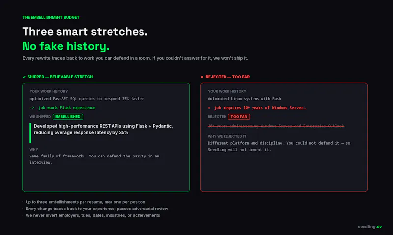 Seedling.cv screenshot 2