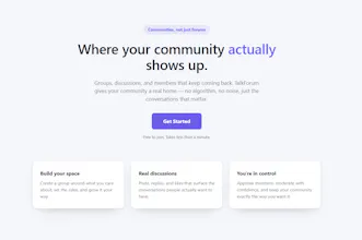 TalkForum gallery image