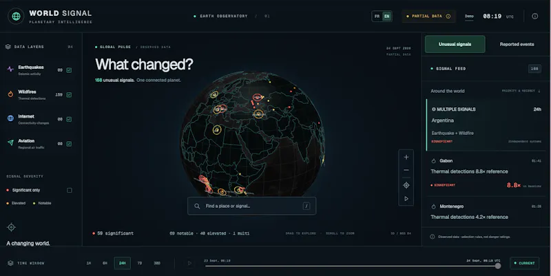 World Signal screenshot 1