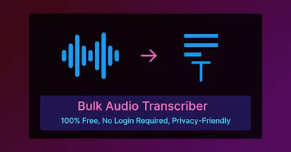 Bulk Audio Transcriber gallery image