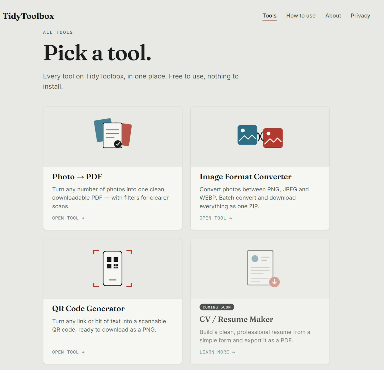 TidyToolbox — Tools for documentation screenshot 2