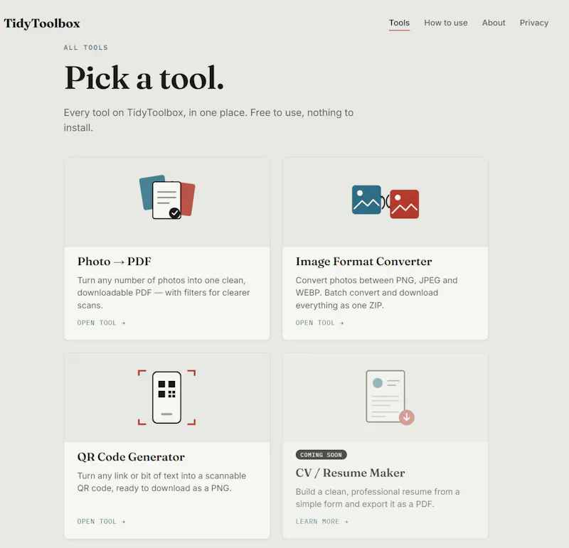 TidyToolbox — Tools for documentation screenshot 2