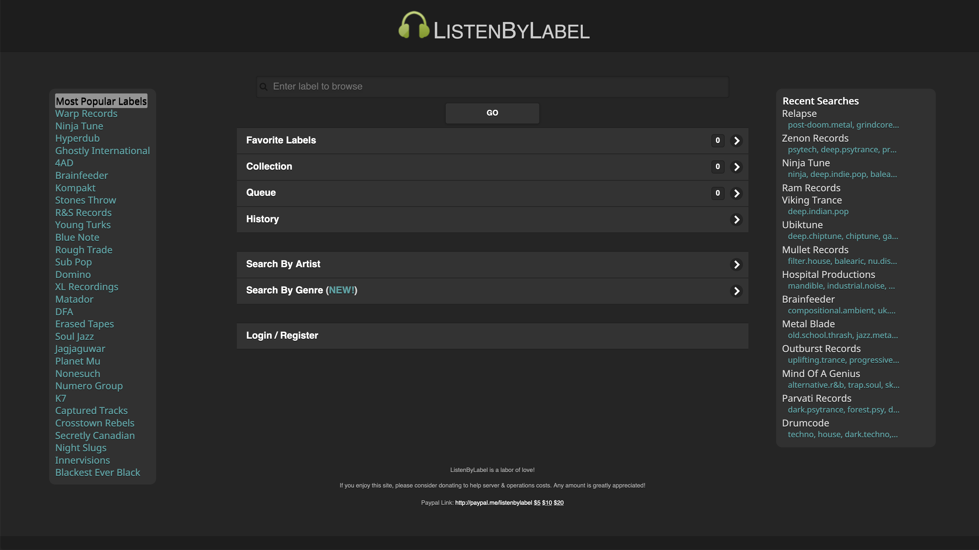 Listen by Label gallery image