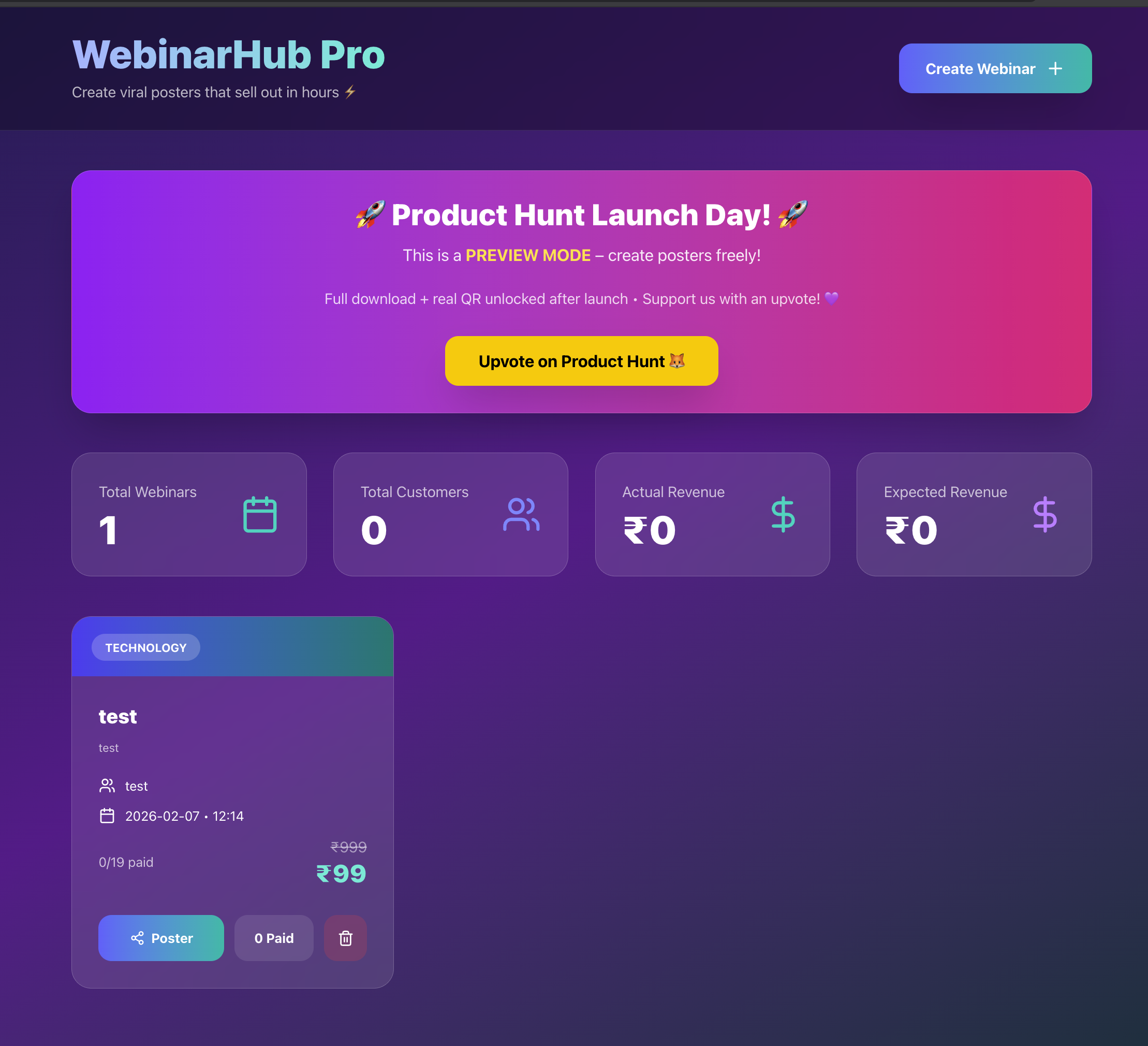 Webinar Hub Pro gallery image