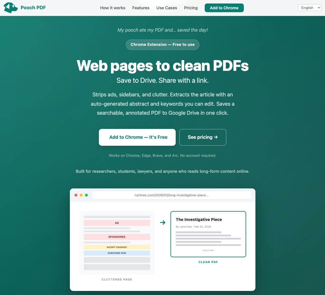 Pooch PDF gallery image