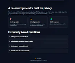 Secure Password Generator gallery image