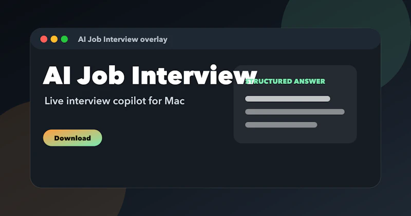 AI Job Interview screenshot 1