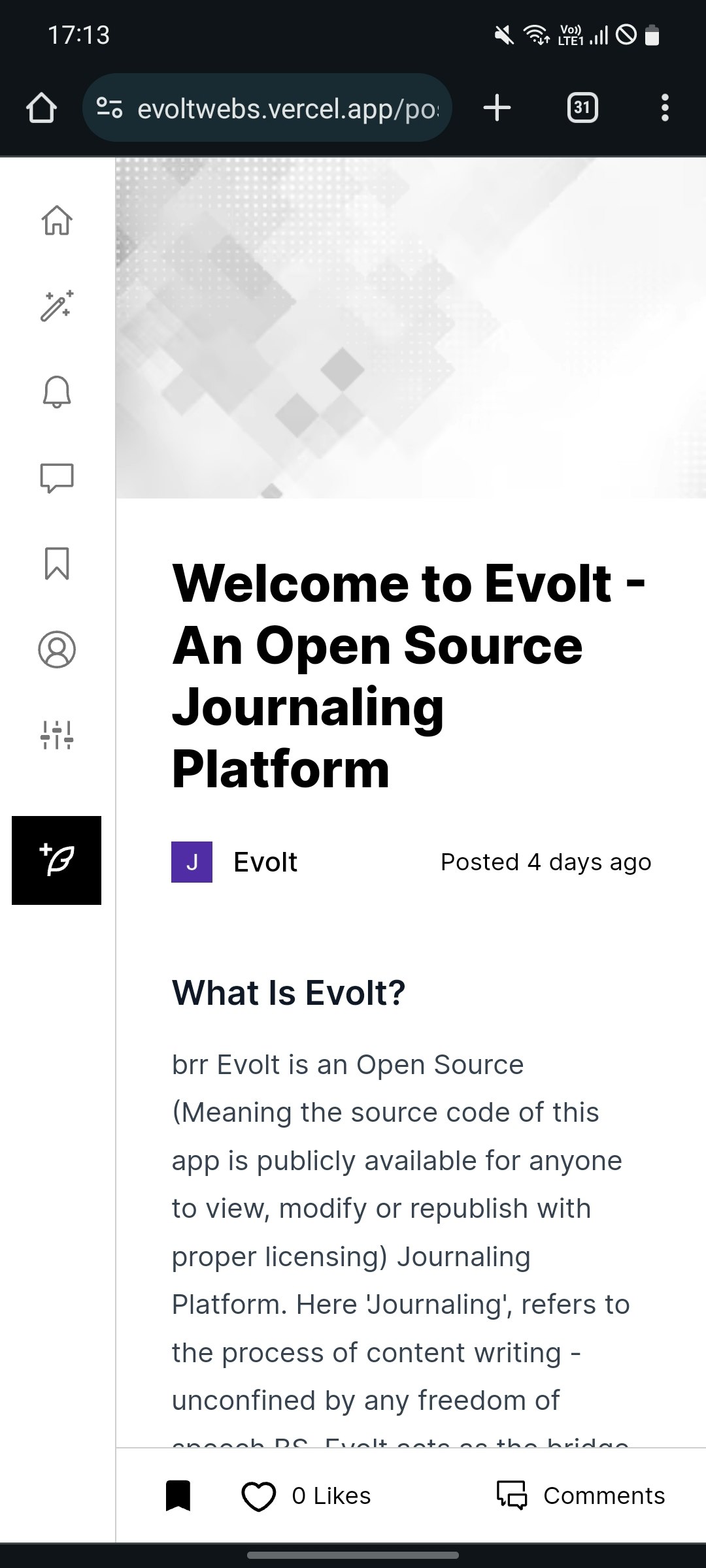 Evolt - Açık Kaynak E -Journal medya 2