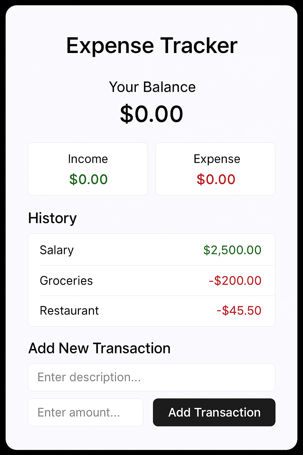 Expense Tracker gallery image