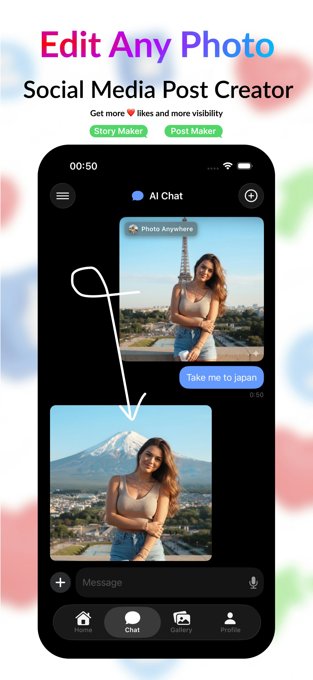 Content Generator App for Social Media gallery image