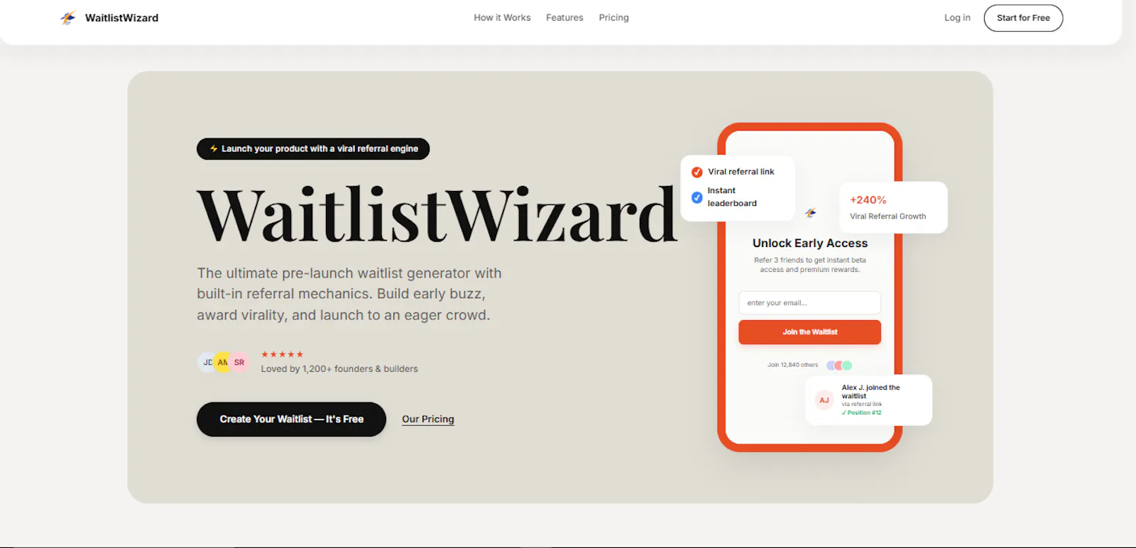WaitlistWizard  screenshot 1